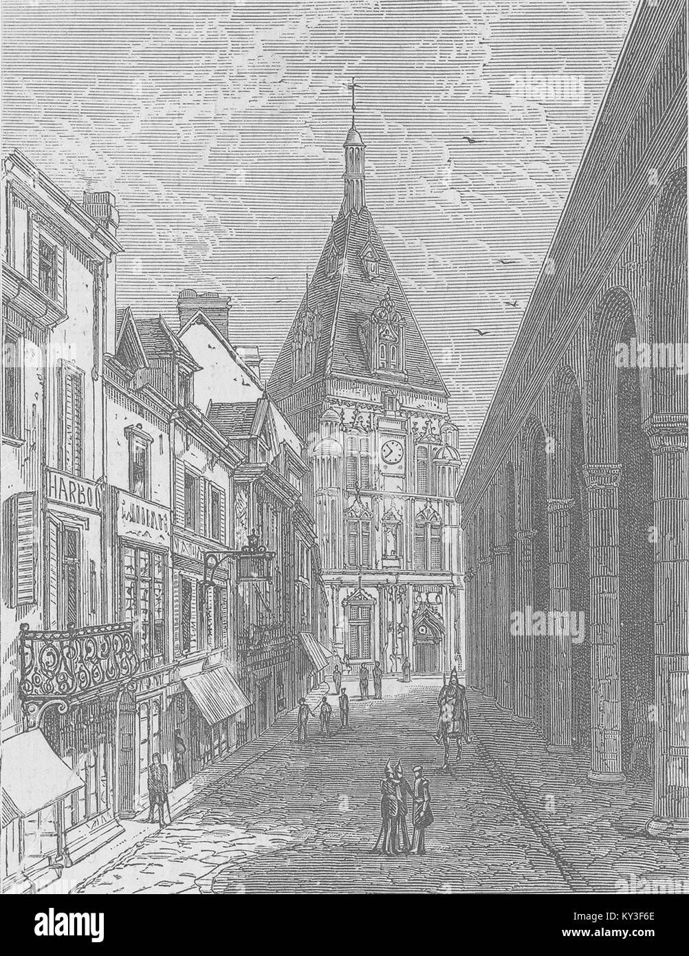 FRANCE St, Dreux 1870. The Graphic Stock Photo