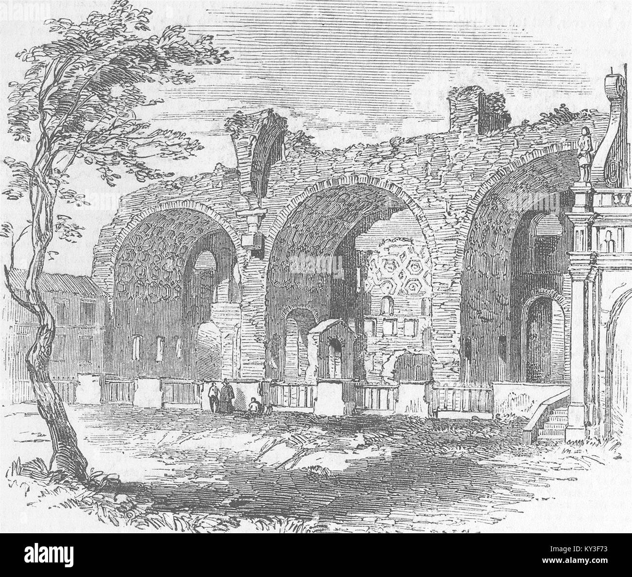 Basilica of constantine Black and White Stock Photos & Images Alamy