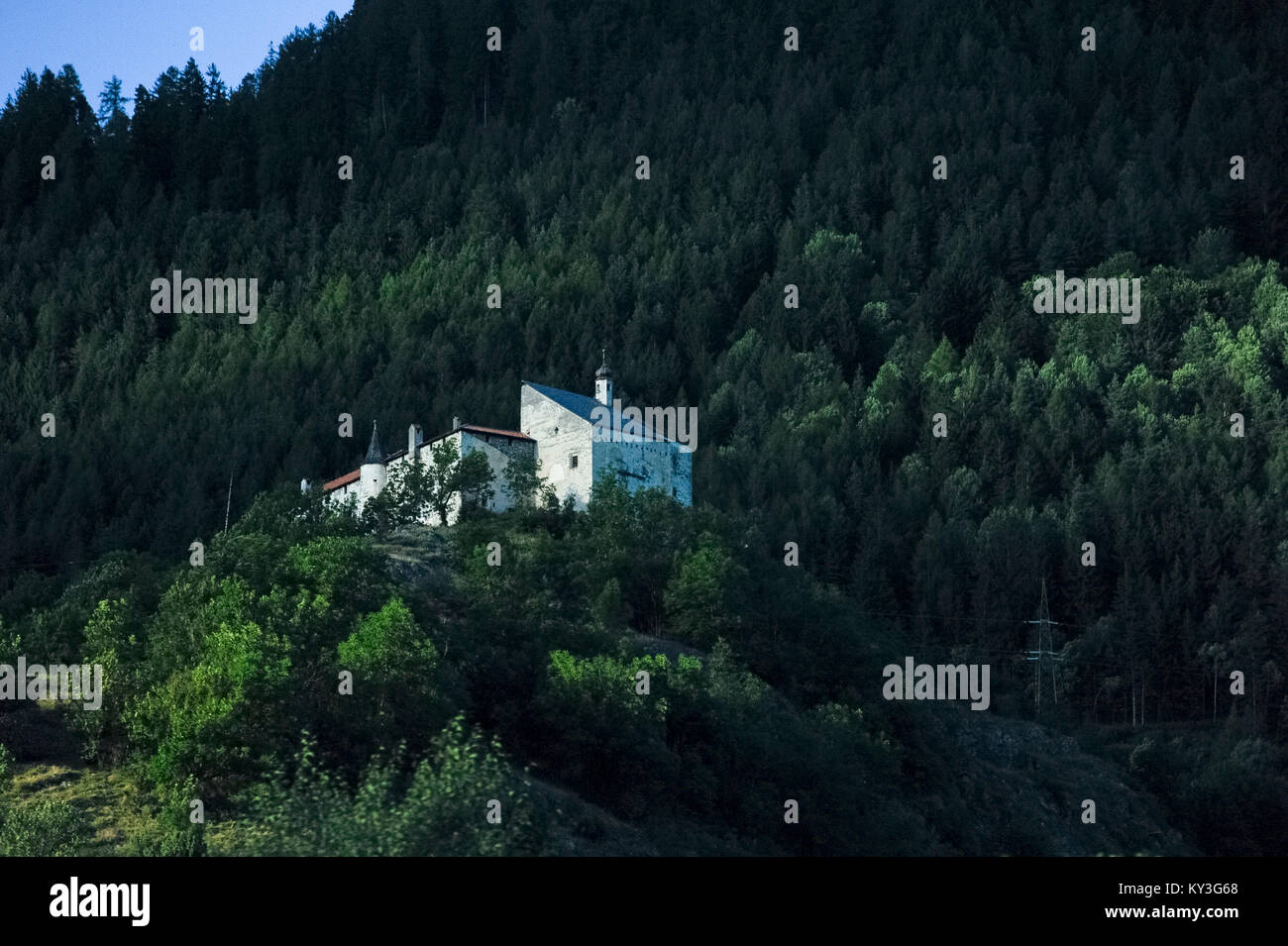 Castel Pietra (Schloss Sprechenstein) in Vipiteno/Sterzing,  Trentino-Alto Adige, Italy. 8 August 2016 © Wojciech Strozyk / Alamy Stock Photo Stock Photo