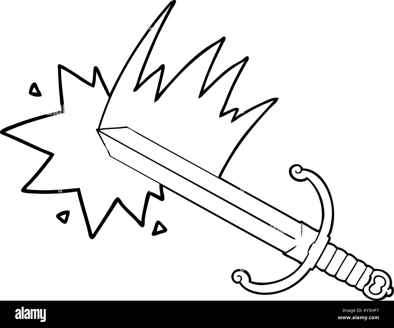 With Drawn Sword Black and White Stock Photos & Images - Alamy