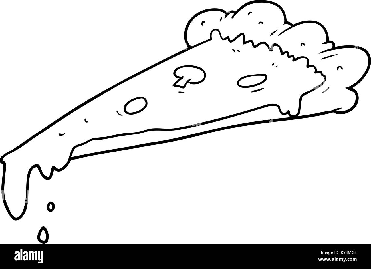 cartoon slice of pizza Stock Vector Image &amp; Art - Alamy
