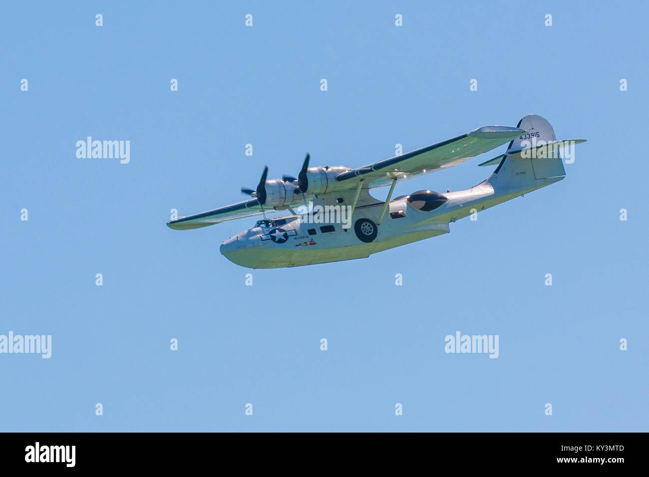 Catalina flying boat at the Eastbourne airshow 2017 Stock Photo