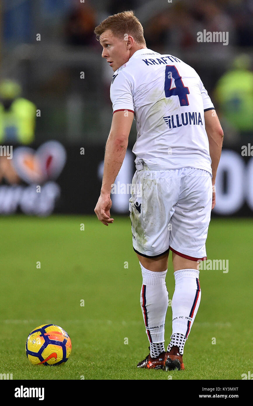 Emil Krafth Bologna Roma 28-10-2017 Stadio Olimpico Calcio Serie A  2017/2018 AS Roma - Bologna Foto Andrea Staccioli / Insidefoto Stock Photo  - Alamy