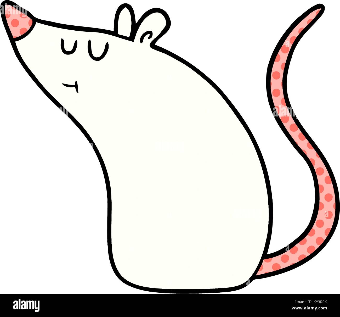 cartoon white mouse Stock Vector Image & Art - Alamy