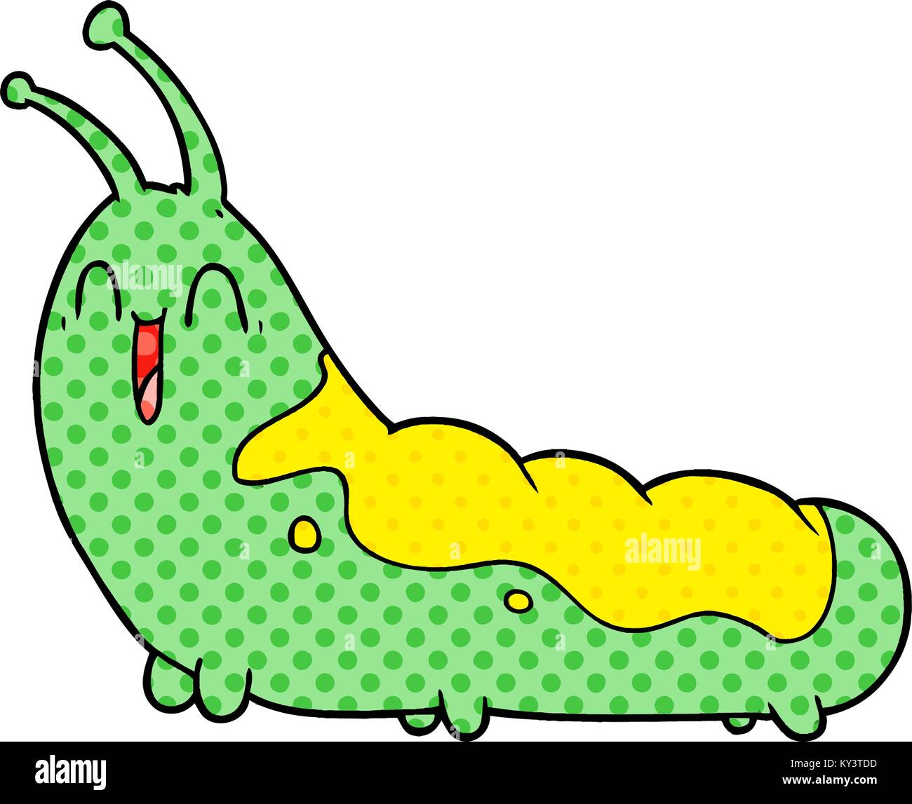 funny cartoon caterpillar Stock Vector Image & Art - Alamy