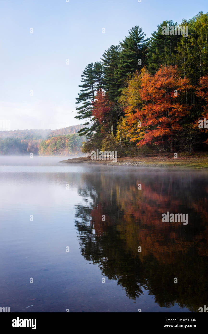 Saville Dam Barkhamsted Reservoir Barkhamsted, Connecticut, USA Stock
