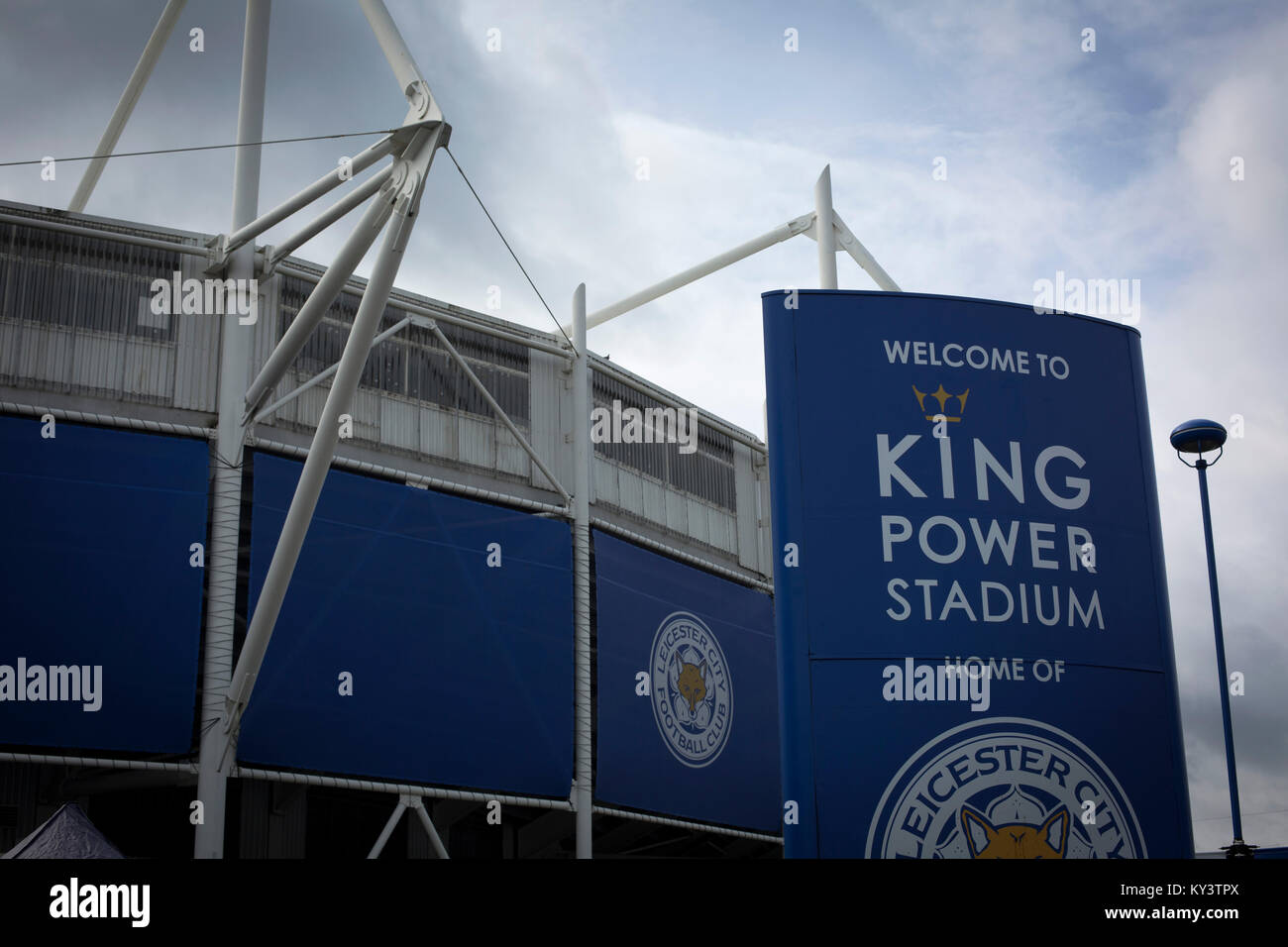 The King Power Stadium, pictured before Leicester City hosted Swansea ...