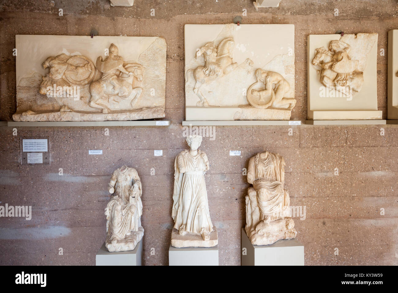 Ancient Corinth Greece October 18 2016 The Archaeological Museum 