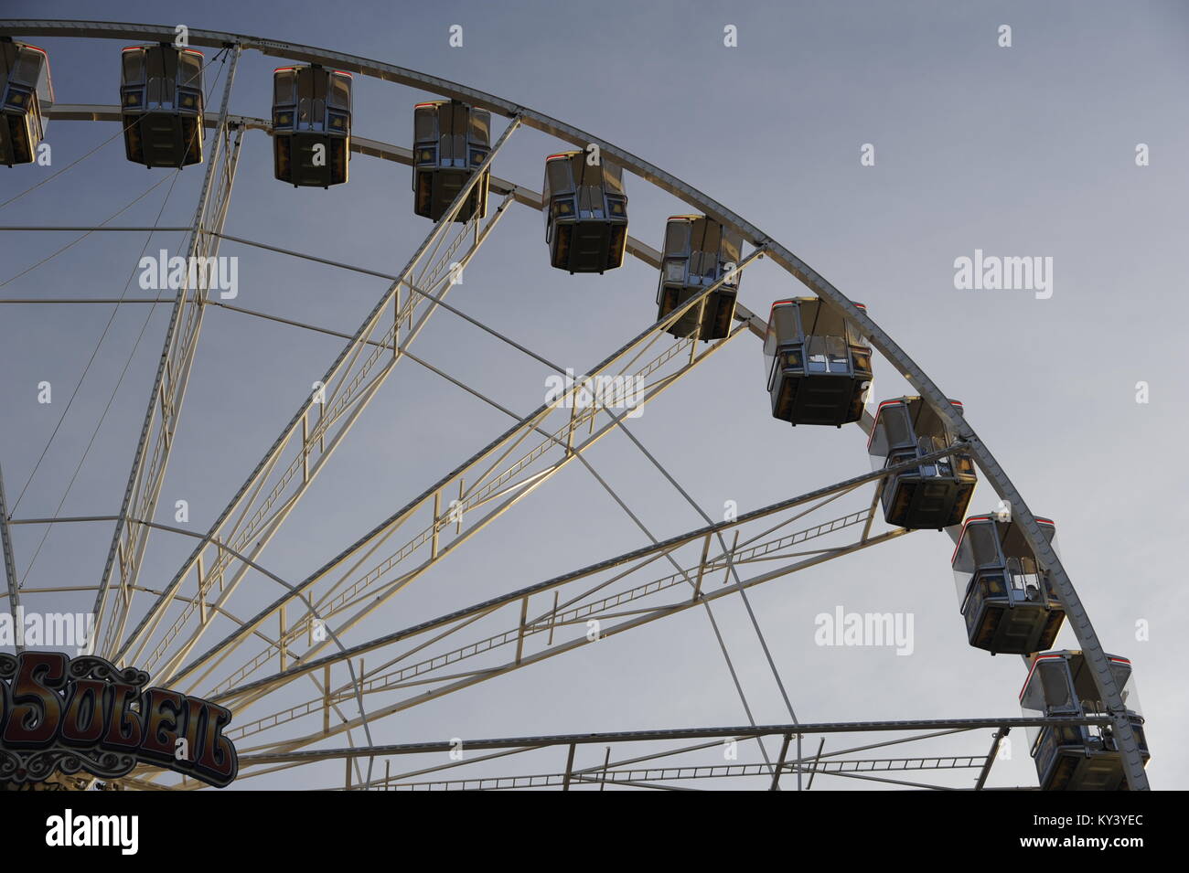 Lahr, Germany. November 1, 2017. You could  go with a Ferris wheel and look at the terrain from above. © Ulrich Höfer / Alamy Live News Stock Photo