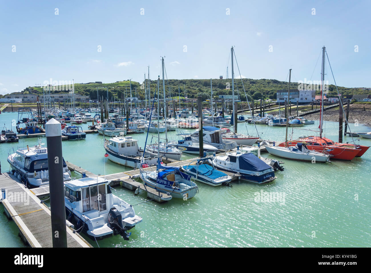 Newhaven Marina, West Quay, Newhaven, East Sussex, England, United Kingdom Stock Photo