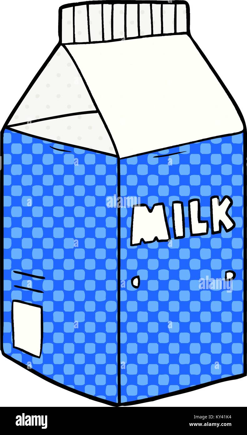 Скетч пакет молока
