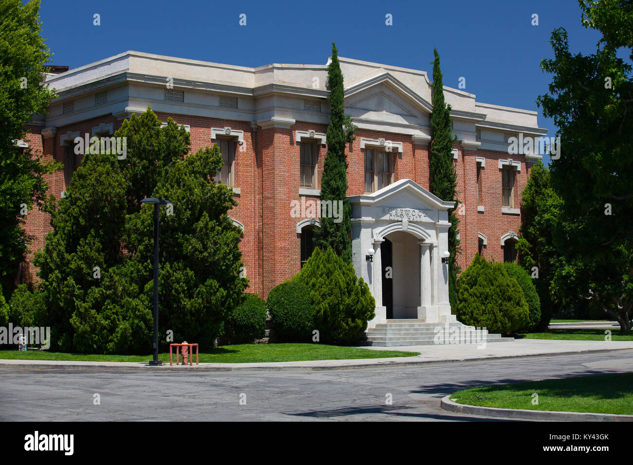 Los Angeles, USA -July 1,2011:Warner Brothers Studios in Burbank,Los Angeles. The historic 110-acre lot include 29 soundstages, plus a 20-acre backlot Stock Photo