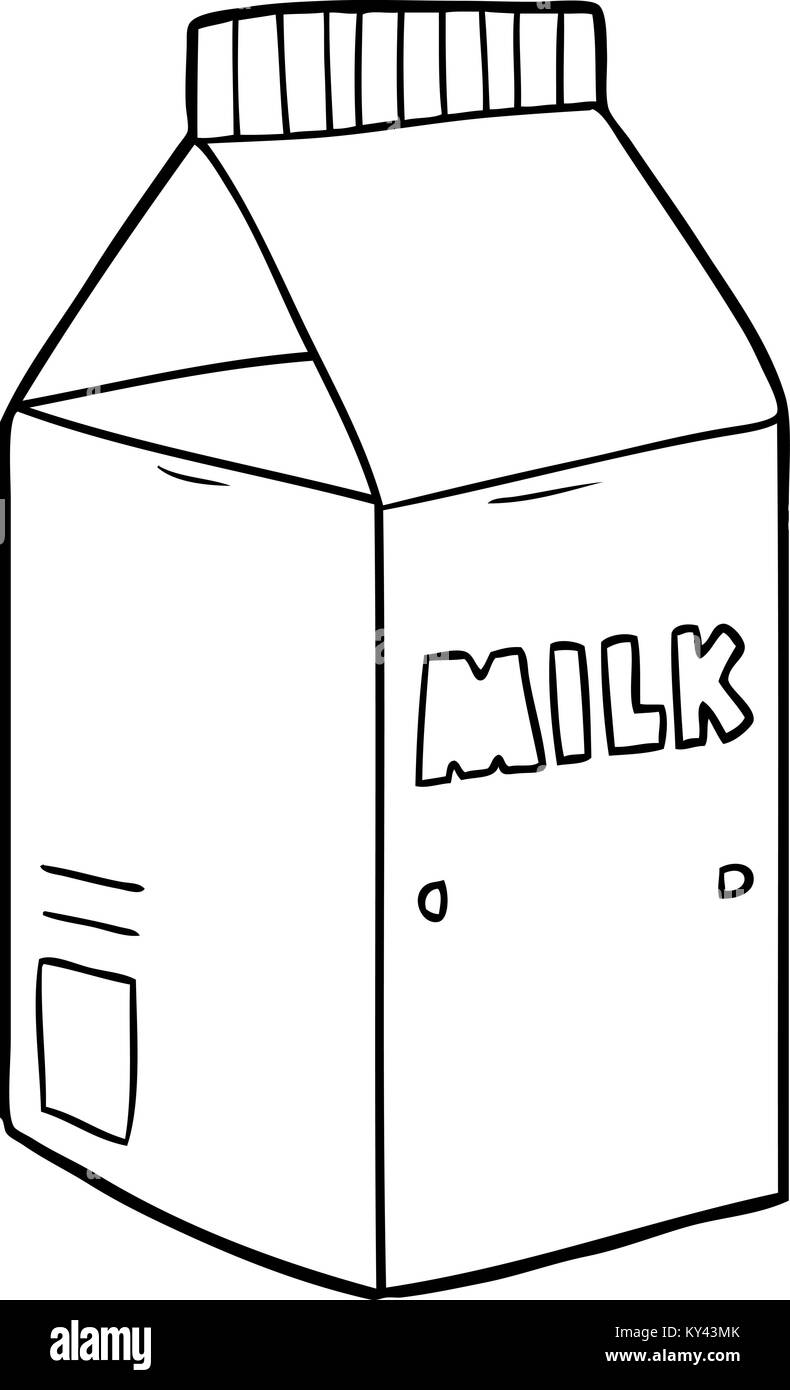 cartoon milk carton Stock Vector Image & Art - Alamy