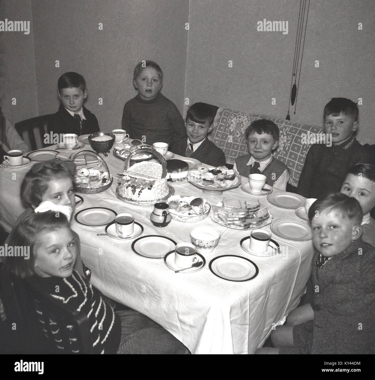 1950s party food hi-res stock photography and images - Alamy