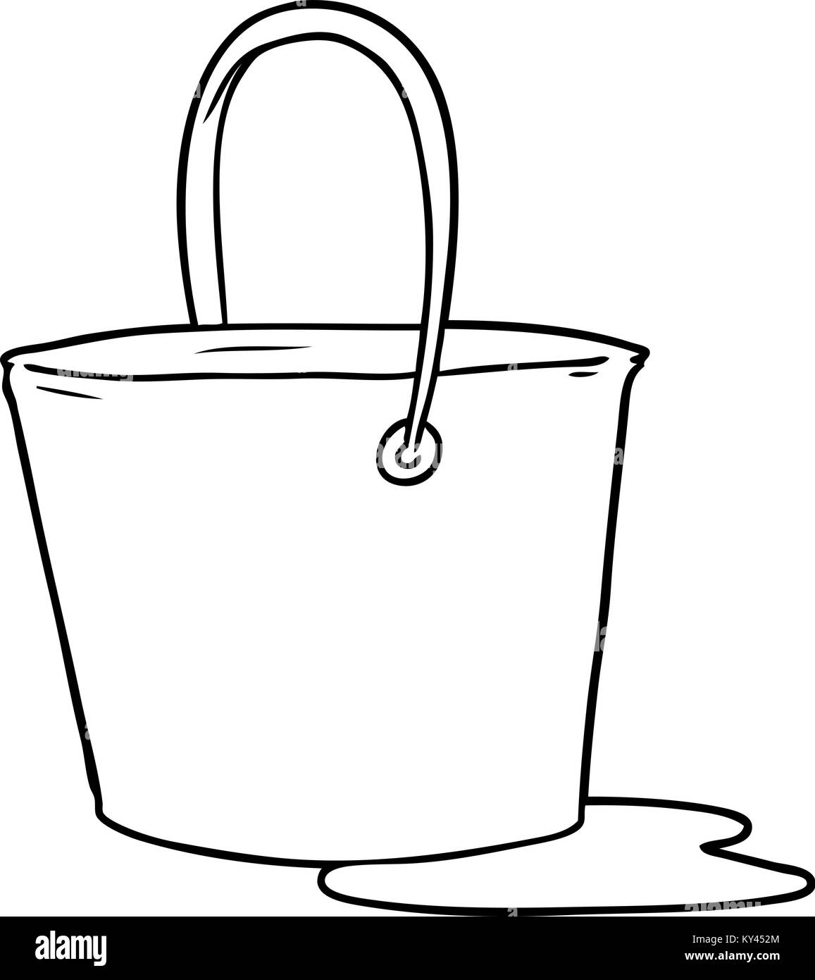 cartoon bucket of water Stock Vector Image & Art - Alamy