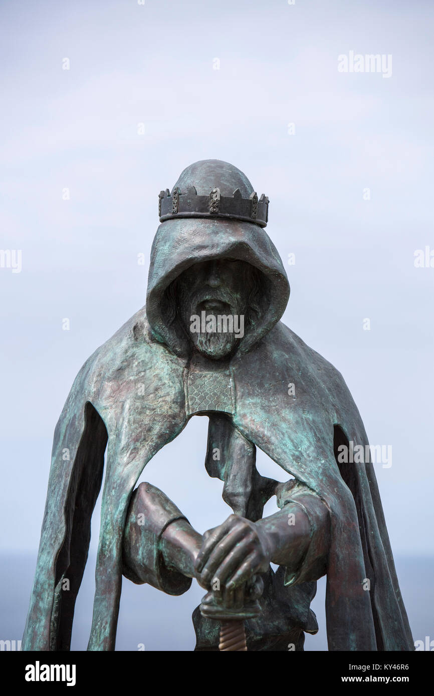 Bronze sculpture known as Gallos (the Cornish word for power Stock