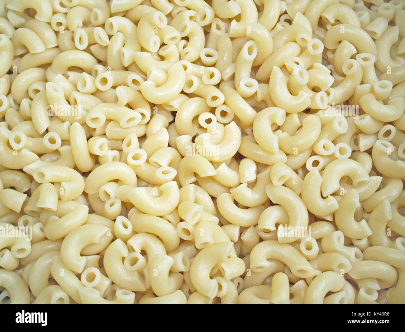 Cooked macaroni noodles Stock Photo Alamy