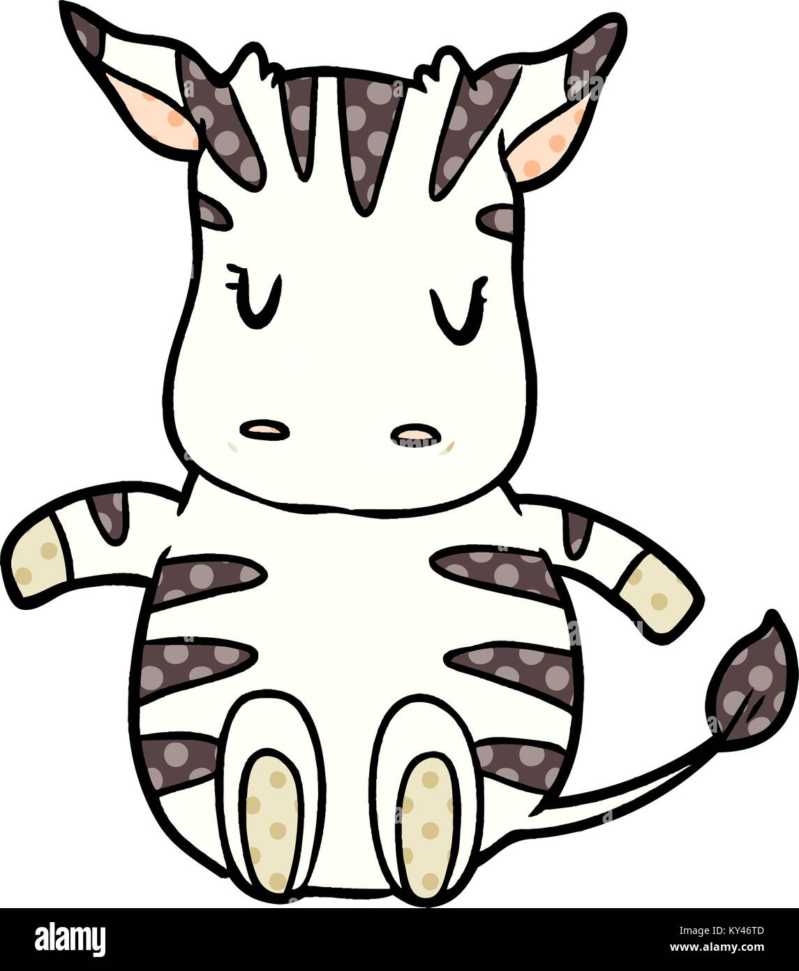 cute cartoon zebra Stock Vector Image & Art - Alamy