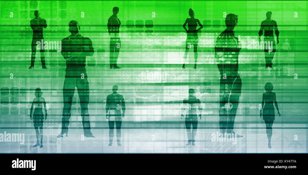 Business Team Standing with Leader in Front as a Concept Stock Photo ...