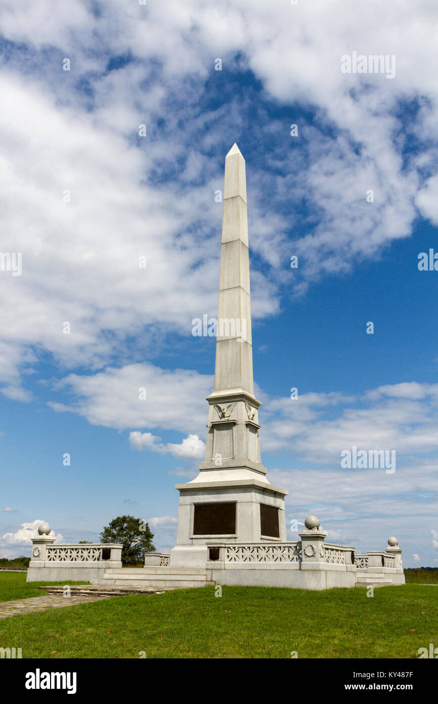The United States Regulars Monument on Hancock Avenue, Gettysburg