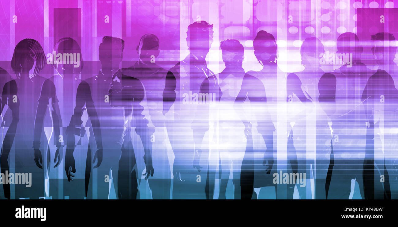 Management Solution Abstract as a Business Concept Art Stock Photo - Alamy