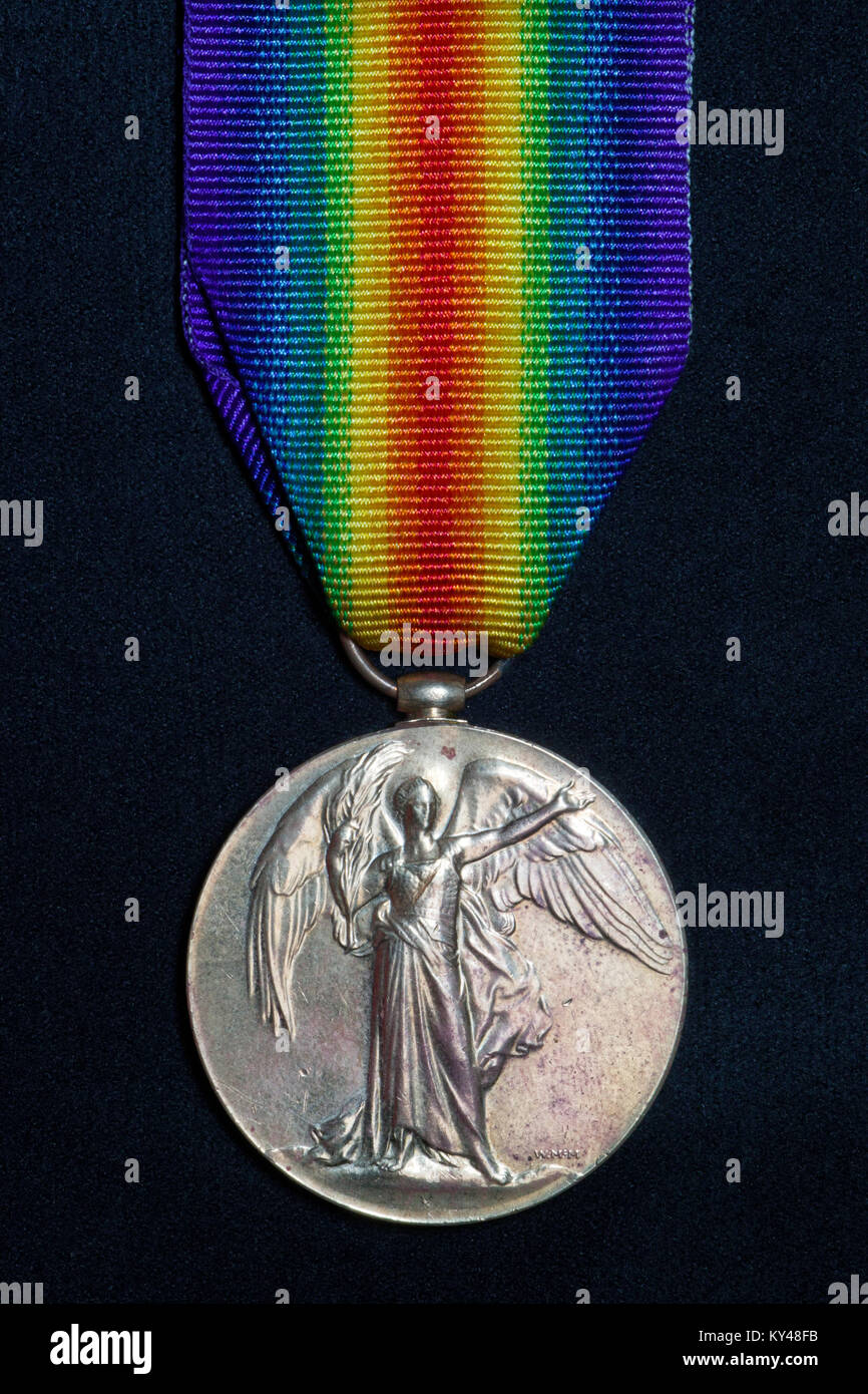 The Allied Victory Medal Stock Photo