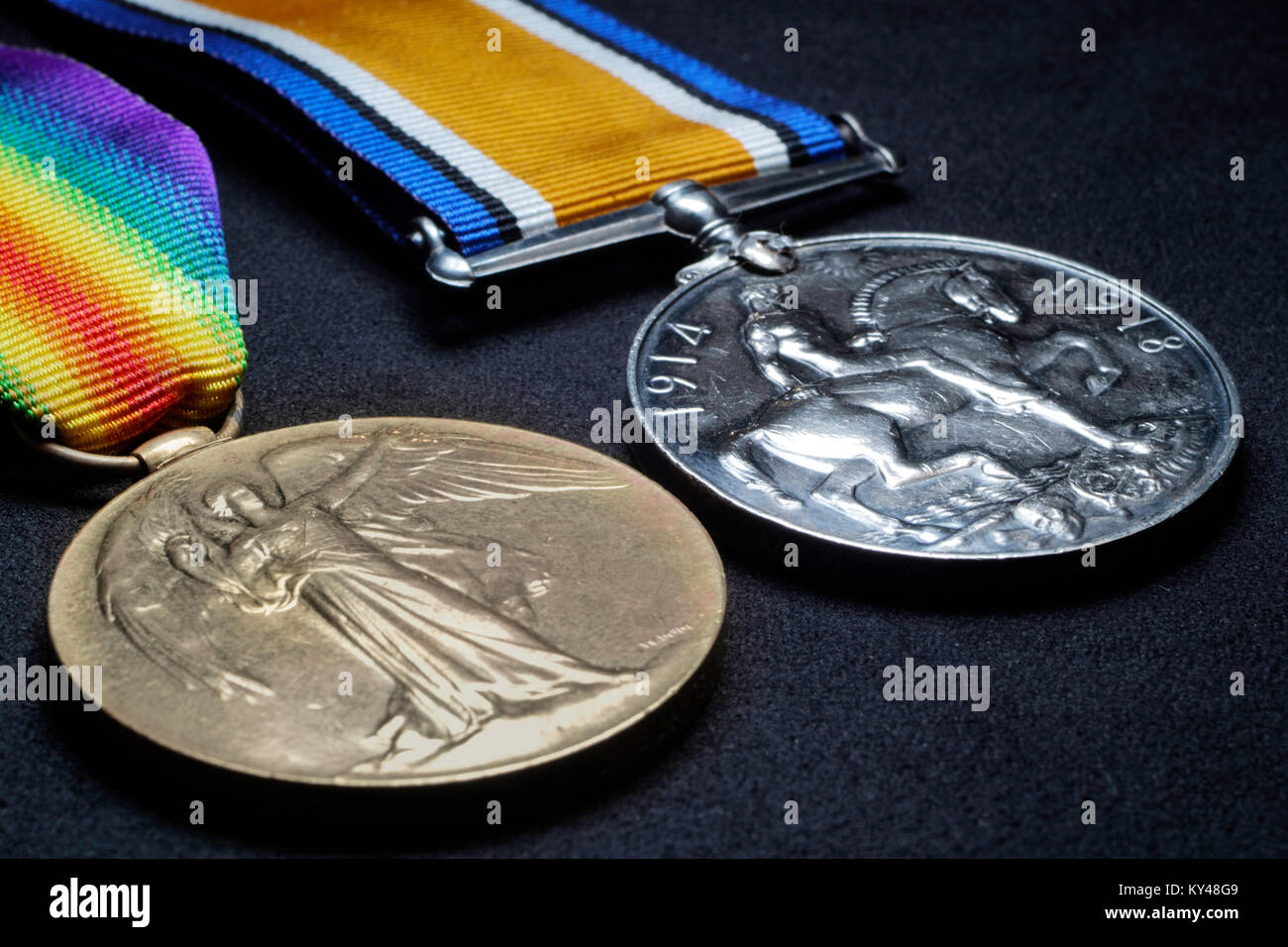 First World War Medals Stock Photo