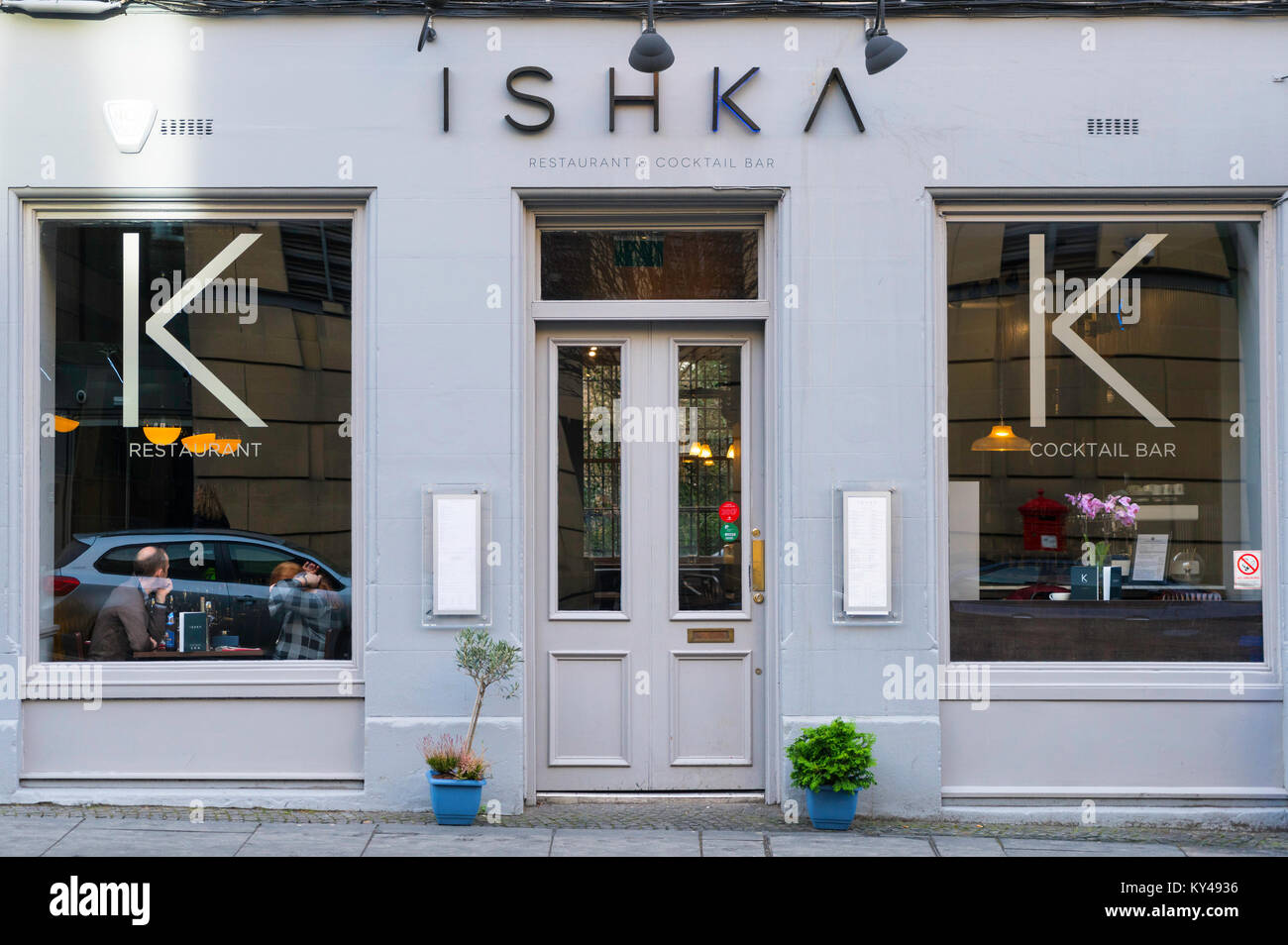 Ishka restaurant and cocktail bar in Edinburgh West End in Scotland , United Kingdom Stock Photo