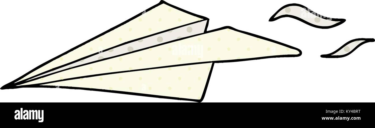 cartoon paper airplane Stock Vector Image & Art - Alamy