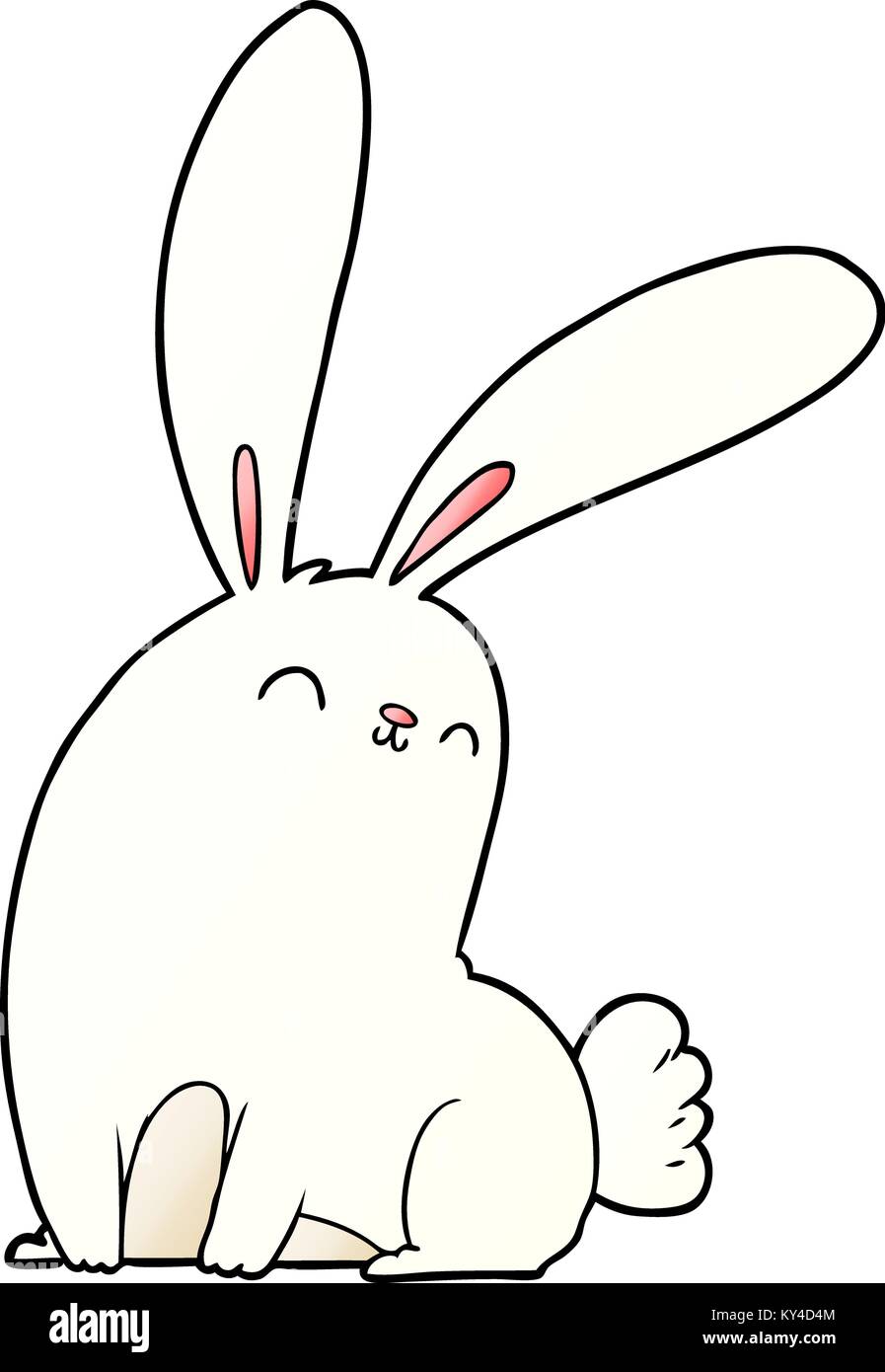 cute cartoon rabbit Stock Vector Image & Art - Alamy