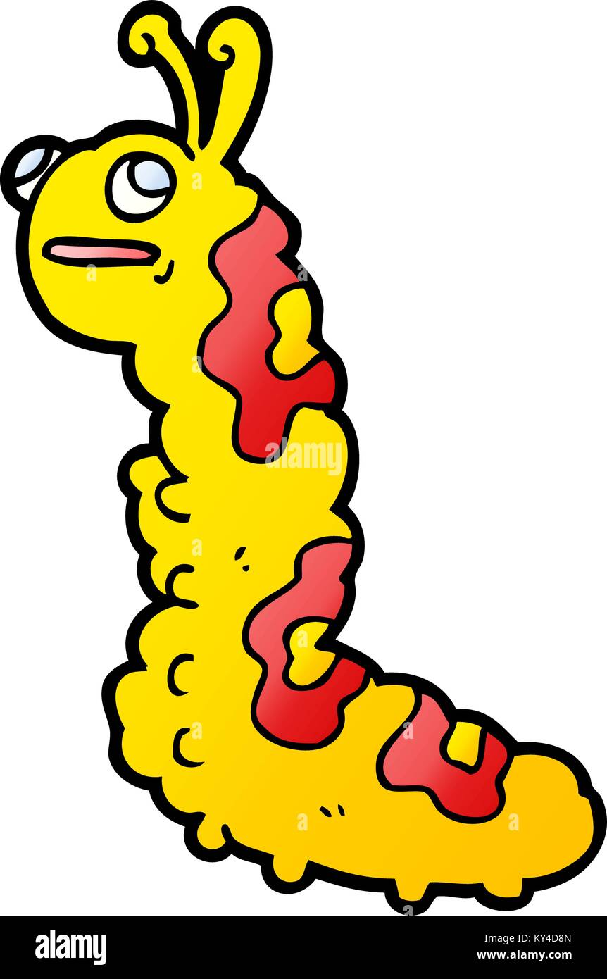 funny cartoon caterpillar Stock Vector Image & Art - Alamy