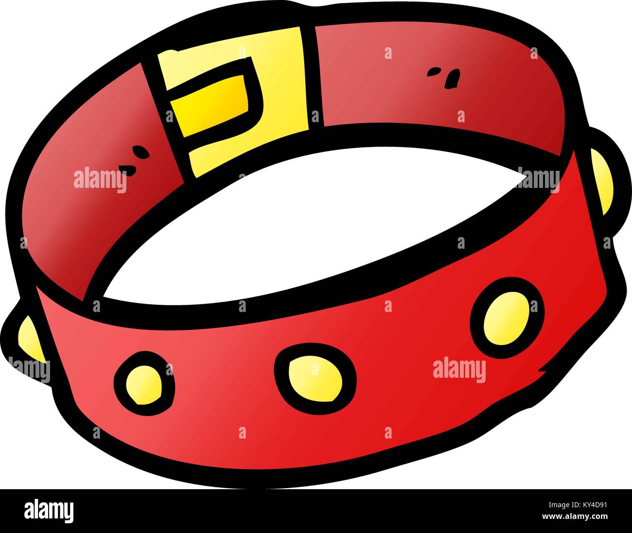 cartoon dog collar Stock Vector Image & Art Alamy