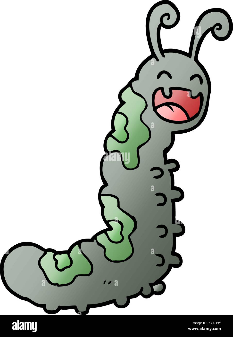 funny cartoon caterpillar Stock Vector Image & Art - Alamy