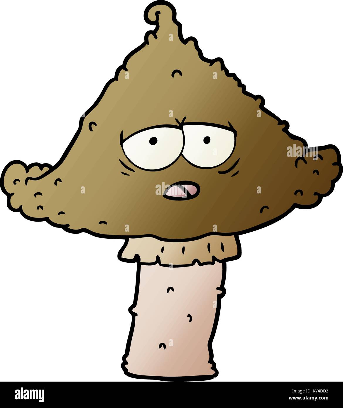 cartoon mushroom with face Stock Vector Image & Art Alamy