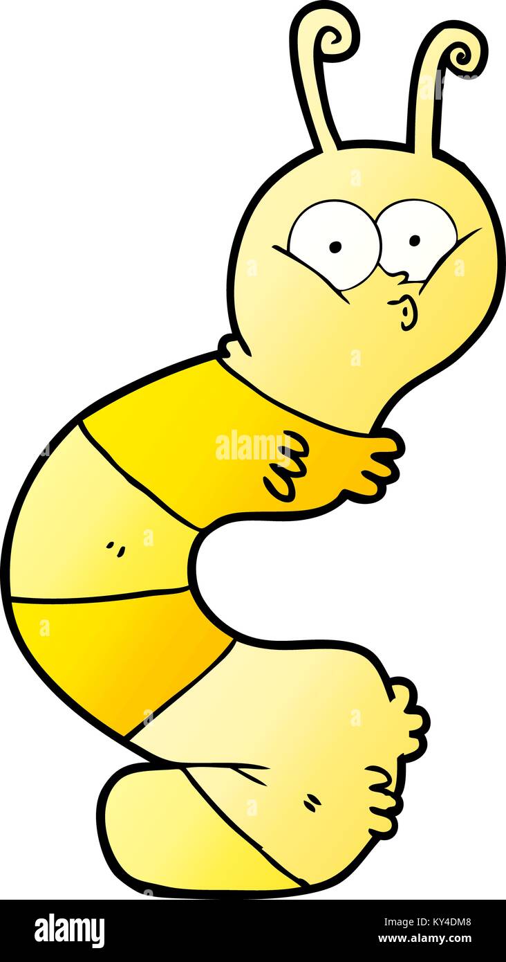 funny cartoon caterpillar Stock Vector Image & Art - Alamy