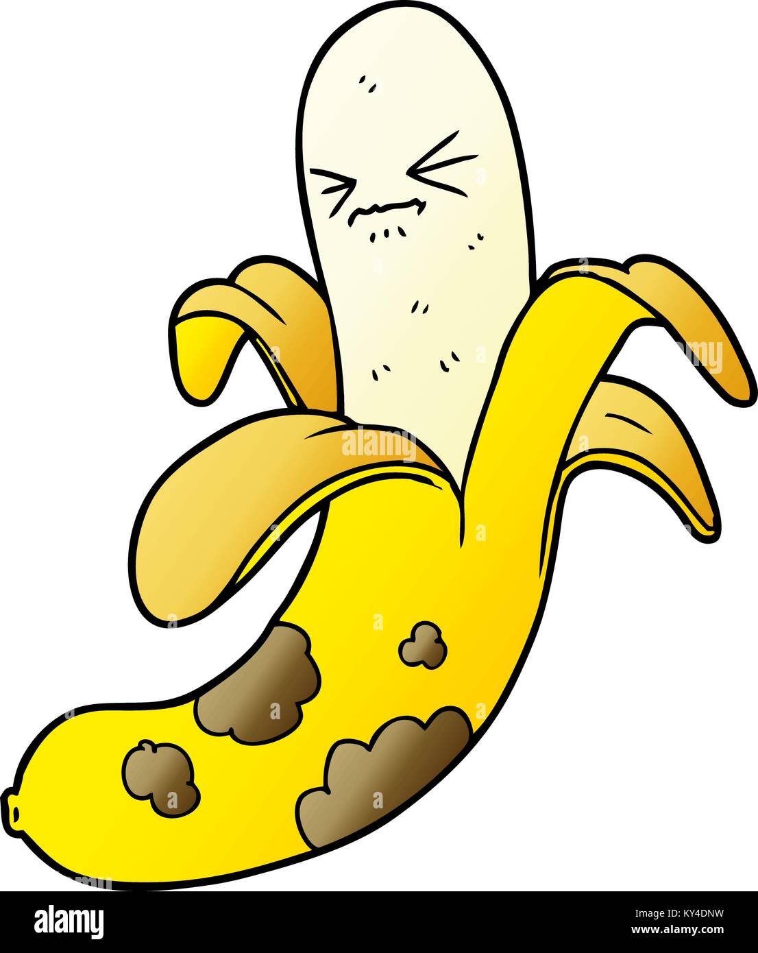 cartoon rotten banana Stock Vector Image & Art Alamy