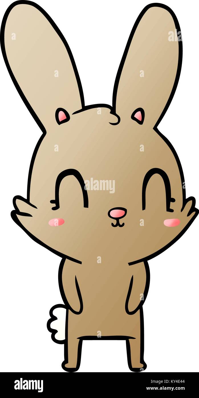 cute cartoon rabbit Stock Vector Image & Art - Alamy