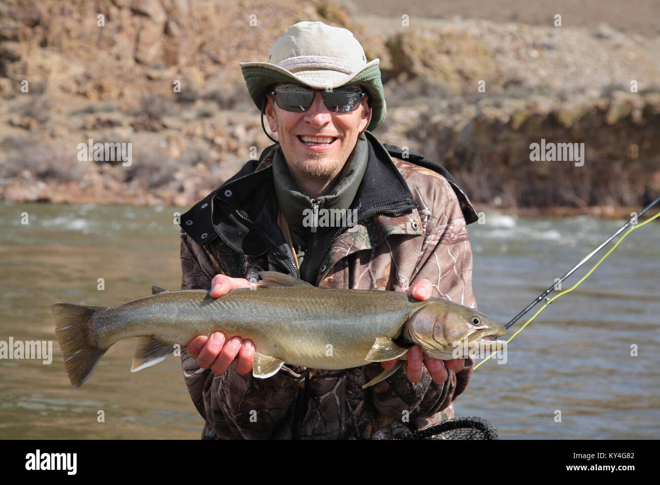 Trout rod hi-res stock photography and images - Alamy