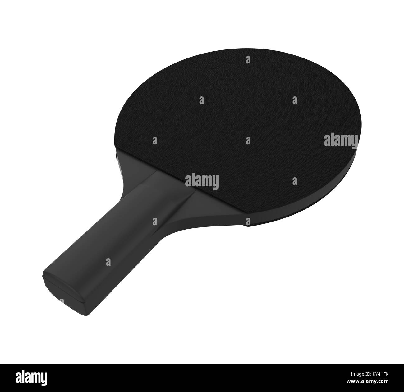 Table Tennis Racket Isolated Stock Photo