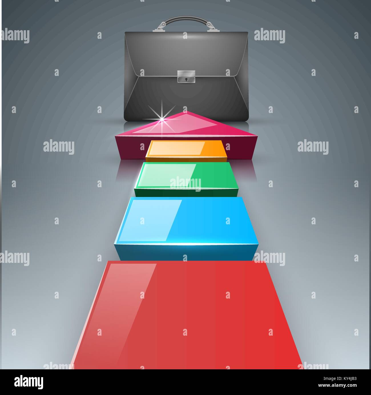 premium vector | business suitcase decrease... Briefcase, office - business infographic Stock Vector Image & Art - Alamy