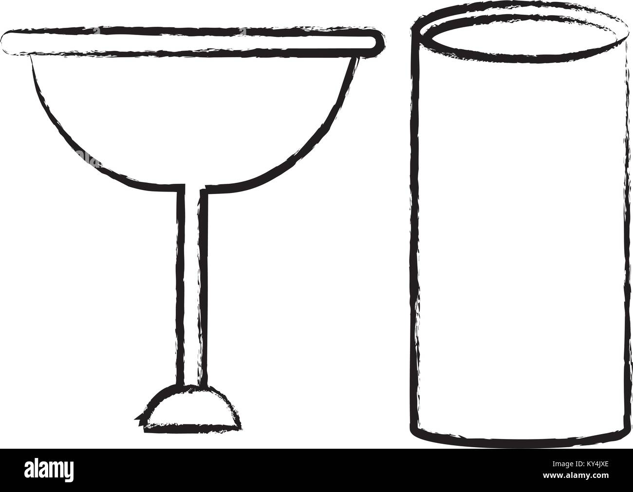 wine glass and glass icon Stock Vector Image & Art - Alamy