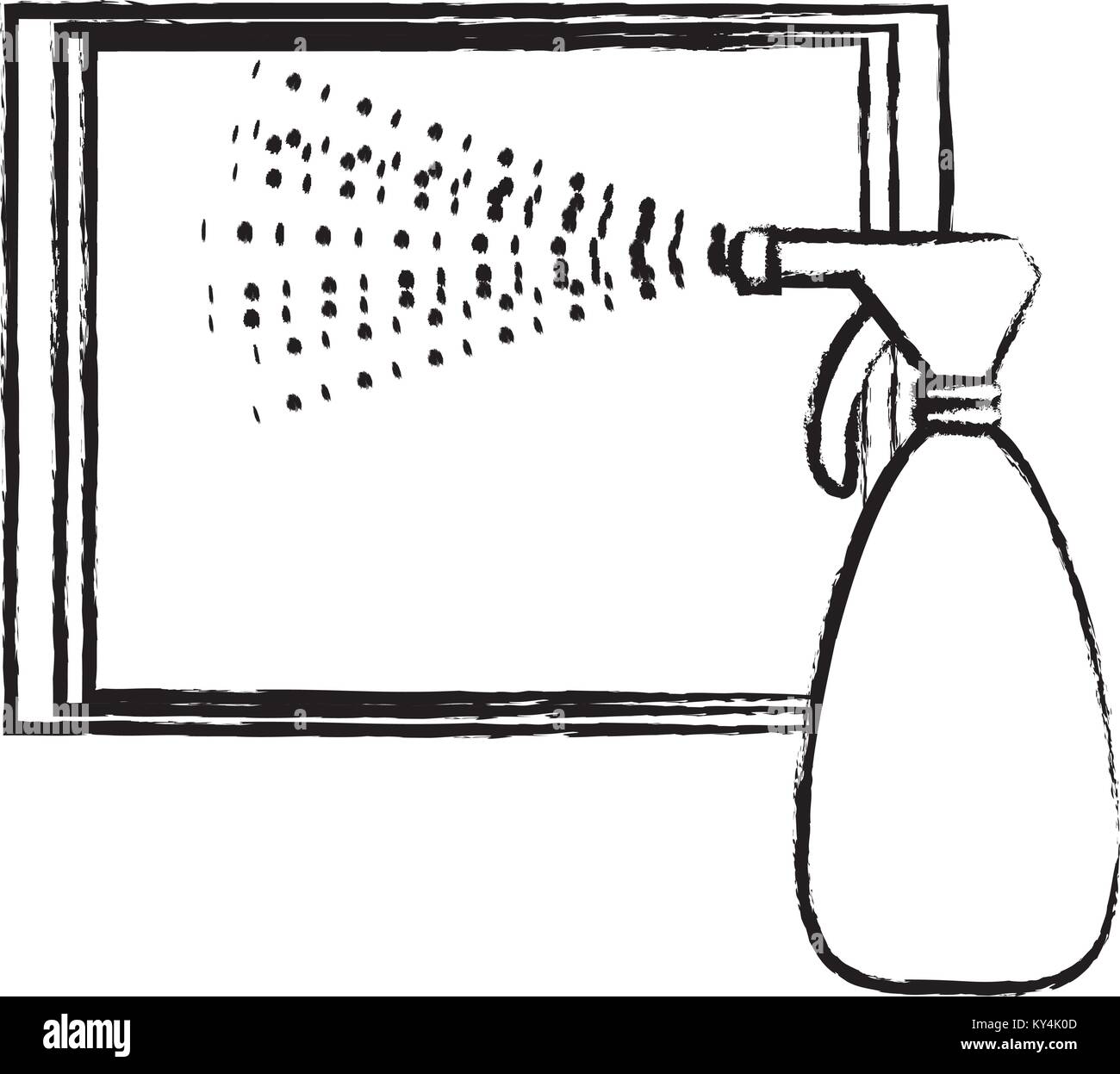 cleaning spray bottle icon Stock Vector Image & Art - Alamy
