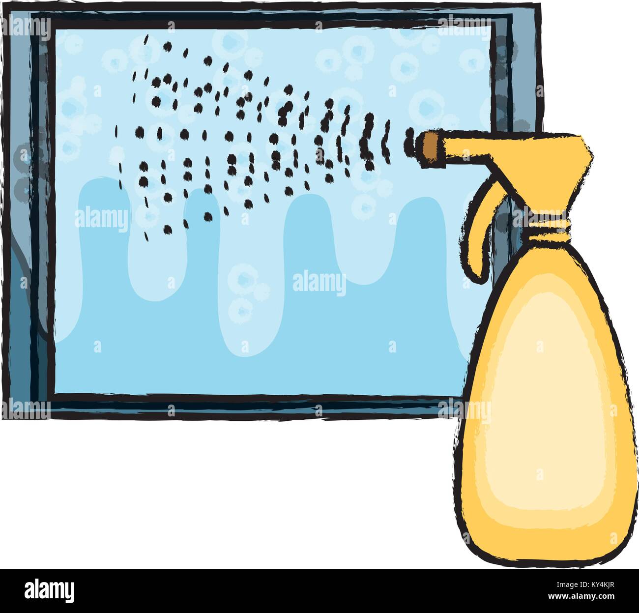 cleaning spray bottle icon Stock Vector Image & Art - Alamy