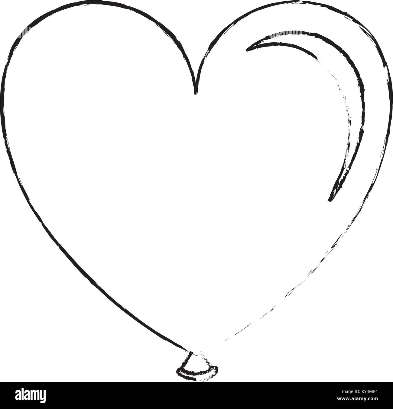 heart shape balloon black and white stock photos images page 2 alamy