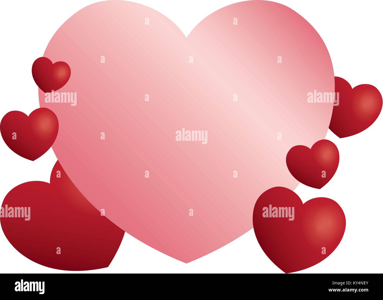 Hearts and love icons Stock Vector Image & Art - Alamy