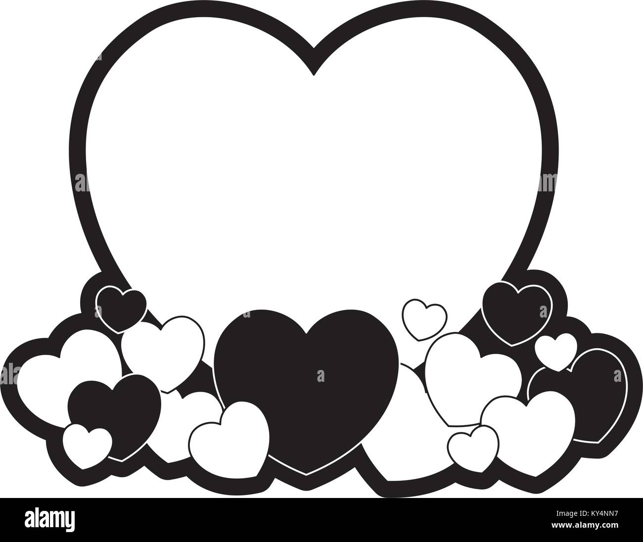Hearts and love icons Stock Vector Image & Art - Alamy