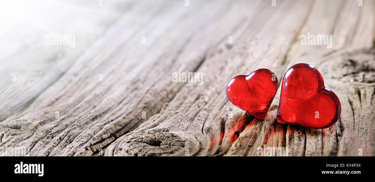Two Wooden Hearts Rustic Wood Background Valentines Days Concept Love Stock  Photo by ©natika 531503996