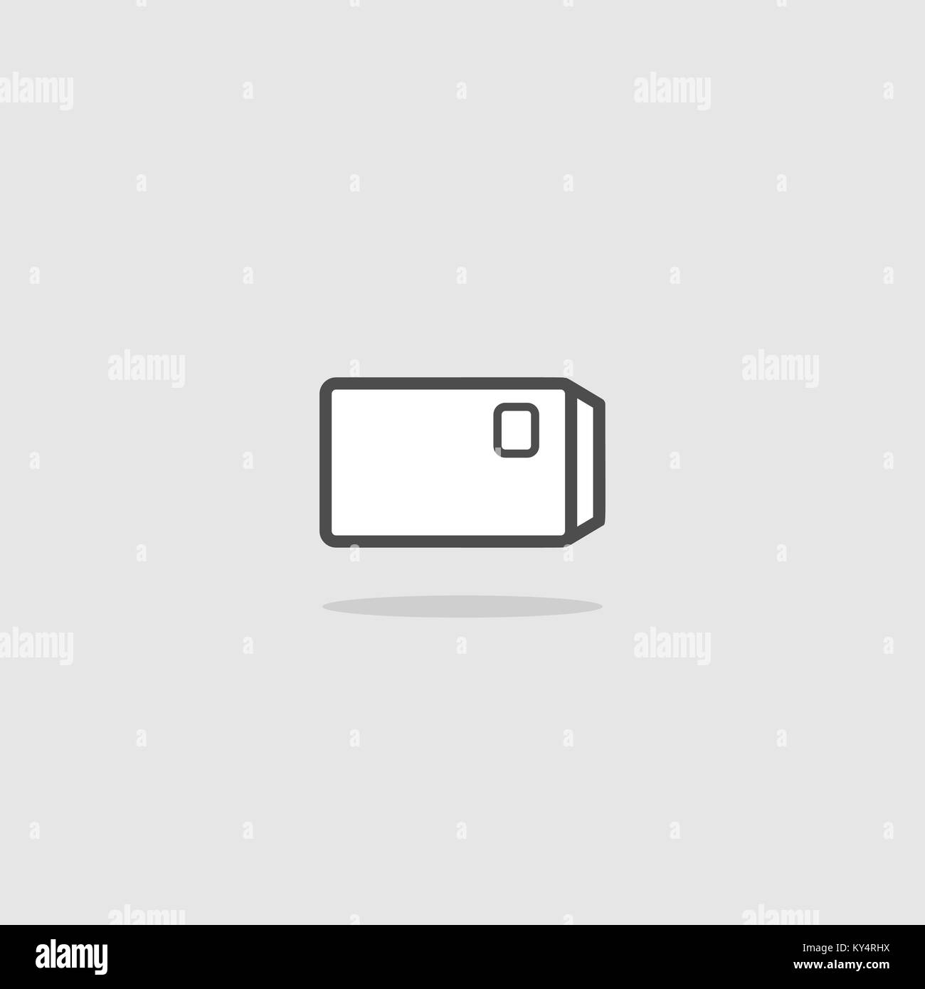 Mail envelope icon. Postal letter sign illustration Stock Vector Image ...