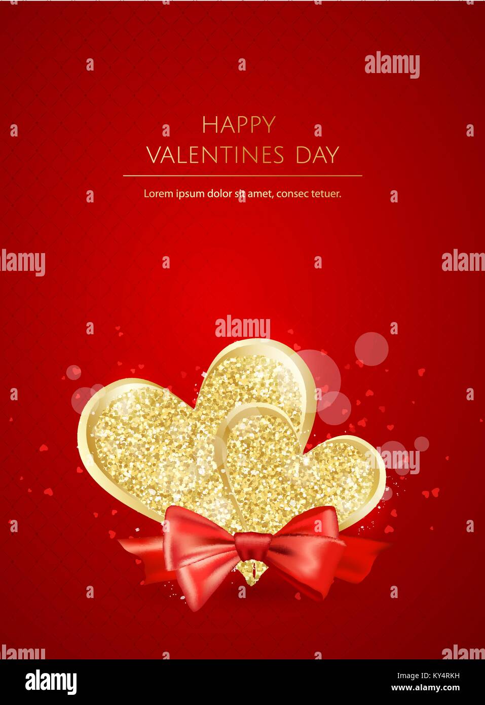 Valentines day sale background with heart. Vector illustration ...