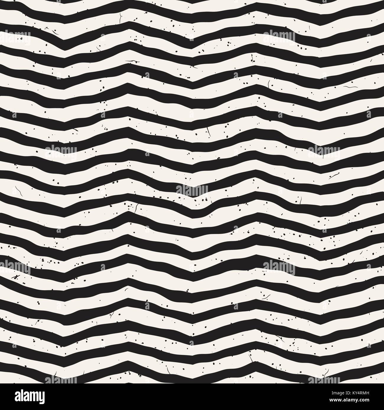 Seamless pattern with hand drawn brush strokes. Ink doodle grunge ...